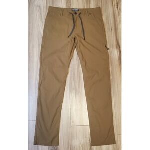 686 Pants Mens Medium Brown Everywhere Featherlight Chino Slim Fit Hiking Golf